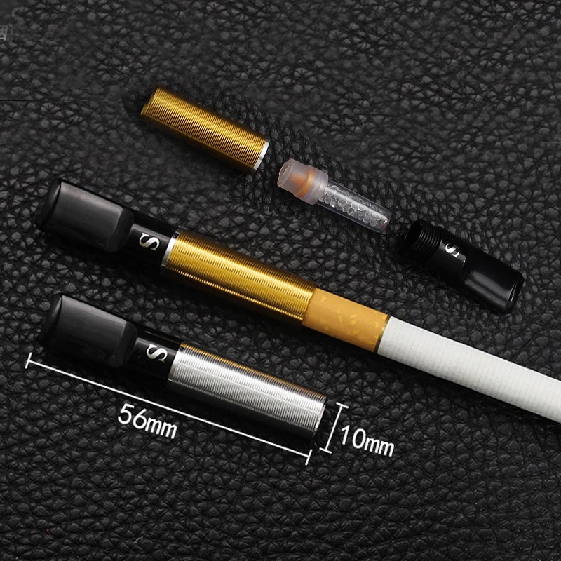 SANDA cigarette holder replaceable core filter Healthy Microfilter Smoke Mouthpiece Reduce Tar Washable Tobacco Filter Men Gifts