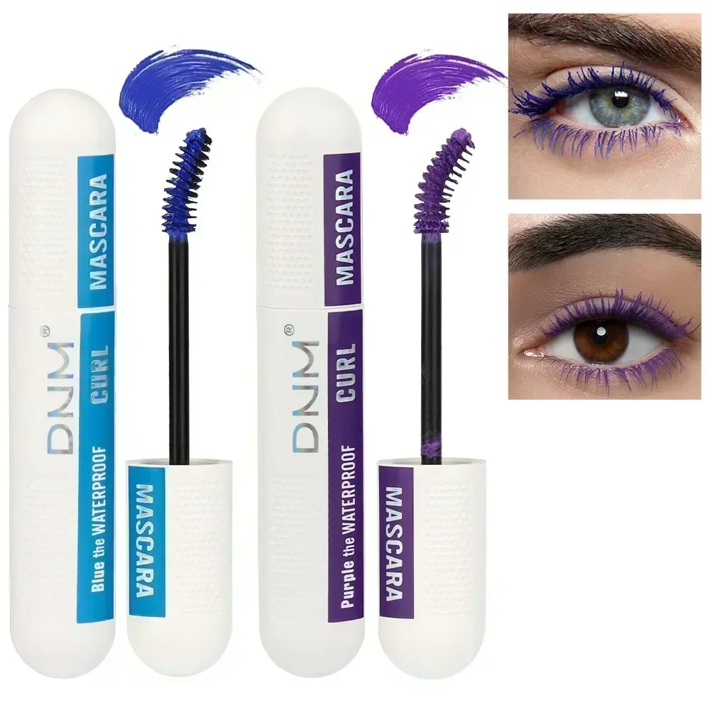 DNM 4 Color Mascara Curly Lengthen Thick Eyelash Waterproof Moisturize Lasting Big Volume Mascara Party Festival Cosmetics 12ml
