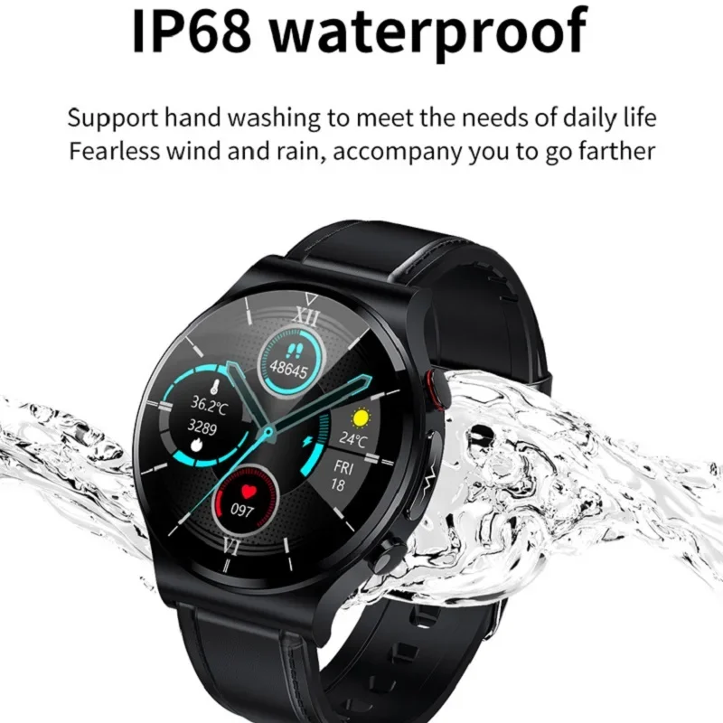 Very good 2025 ECG+PPG Smart Watch Men Heart Rate Blood Pressure Watch Health Fiess Tracker IP68 Waterproof Smartwatch
