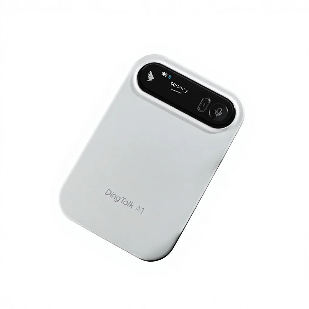 A1 Intelligent AI Recorder Conference Microphone Real-time Transcription Translation Bright Moon Silver