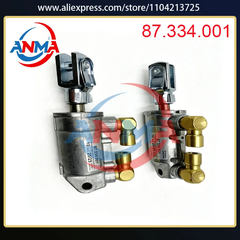 2Pieces New 87.334.001 Air Cylinder Metal Head Pneumatic Cylinder For Heidelberg SM102 CD102 SM74 Machine Parts