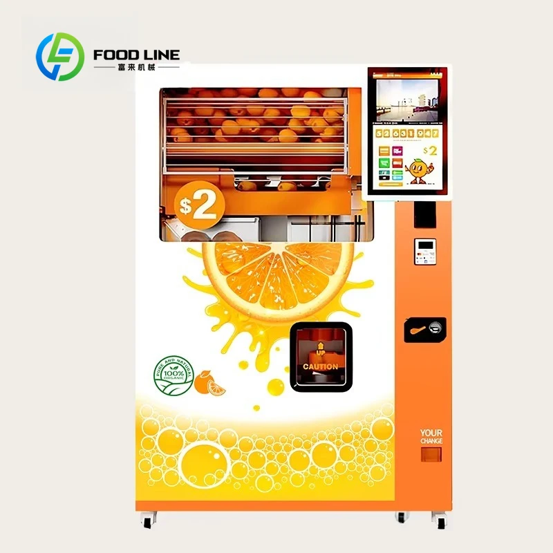 Fresh Orange Juice Vending Machine Professional After‑sales Supported Custom OEM Automatic Self Service Making Vending Machine