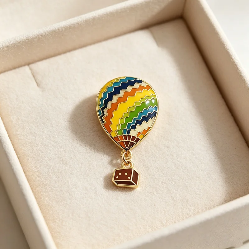 Hot Air Balloon Shaped Metal Brooch Celebrity in Their Prime Album Merchandise Fan Accessories Brooch Clothing Accessories Gift