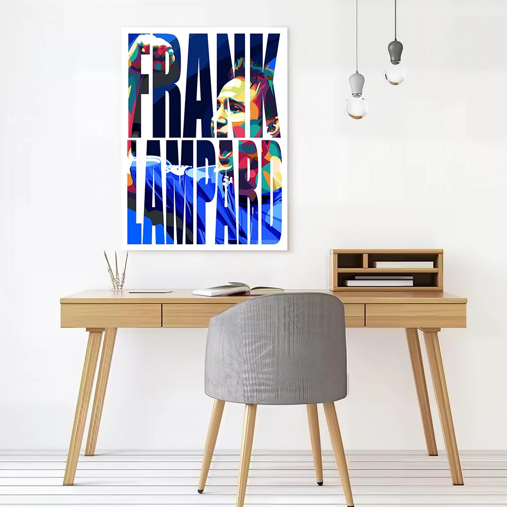Frank Lampard Printed Canvas Poster Custom Pictures Wall Art Canvas Painting for Specialty and Themed Home Decor Room Ornaments