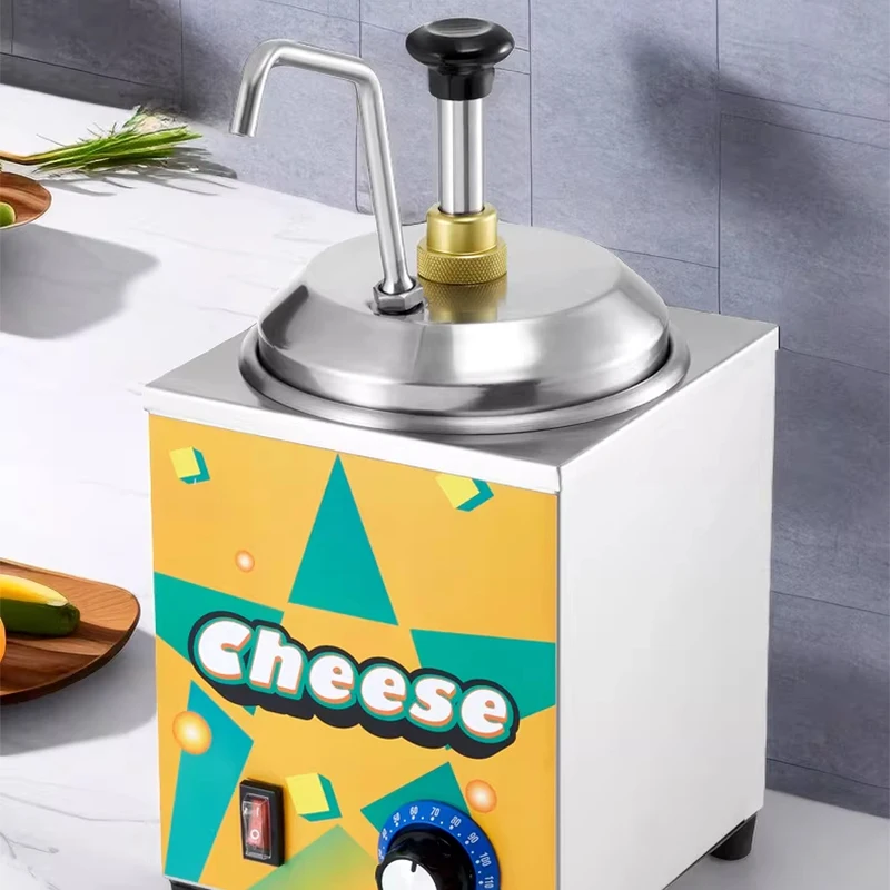 Stainless Steel Sauce Pump 220V/110V Commercial Cheese & Chocolate Sauce Dispenser High-Efficiency Food Warmer view 5