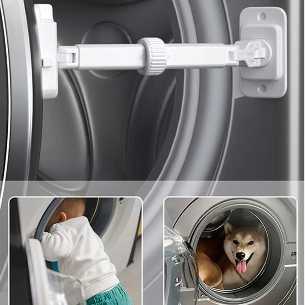 Portable ABS Window Lock No Punching Anti-theft Window Restrictor Safety Buckle Strong Fixation Window Latch Home