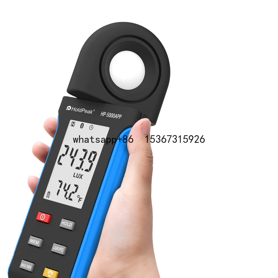 q-5000APP q Lux Meter Bluetooth Illuminance Light Foot Candles Meter 0.1~400000 Lux Ran Testing Equipment