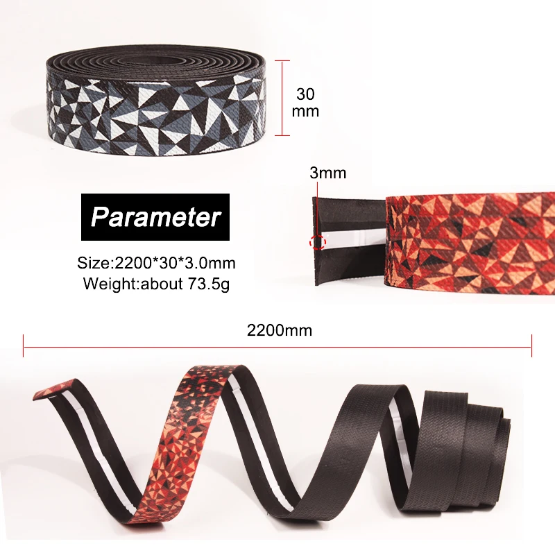 BUCKLOS Rennrad-Lenkerband, ultraleichte Lenkerbänder, EVA + PU, weiches Anti-Vibrations-Wickelband, langlebiges Lenkerband, Fahrradzubehör – Detail 6