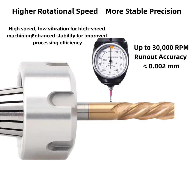 Dynamic Balance BBT BBT30 BBT40 ER Tool Holder BBT BBT30 BBT40 ER16 ER20 ER25 ER32 ER40 ER Tool Holder Collet Chuck Bracket Tool