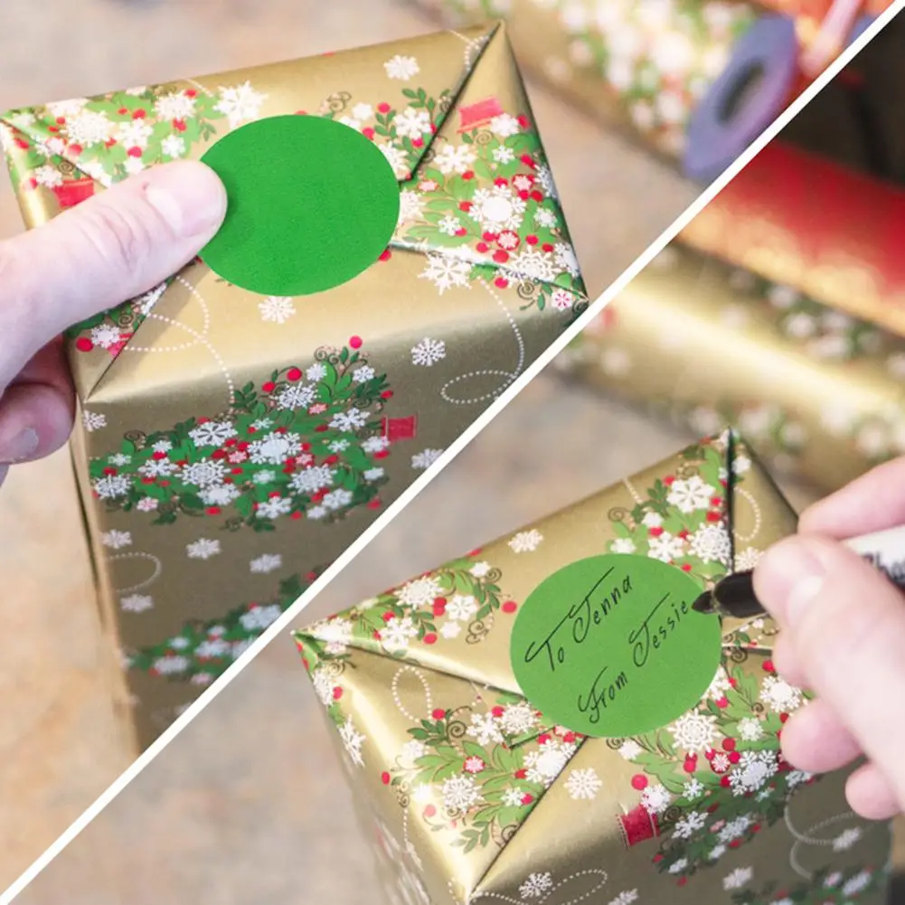 6 рулонов круглых наклеек, стикеры в горошек, красочные самоклеящиеся Стикеры в горошек для одеяла, ценники, товары для гаража, продажи, офиса