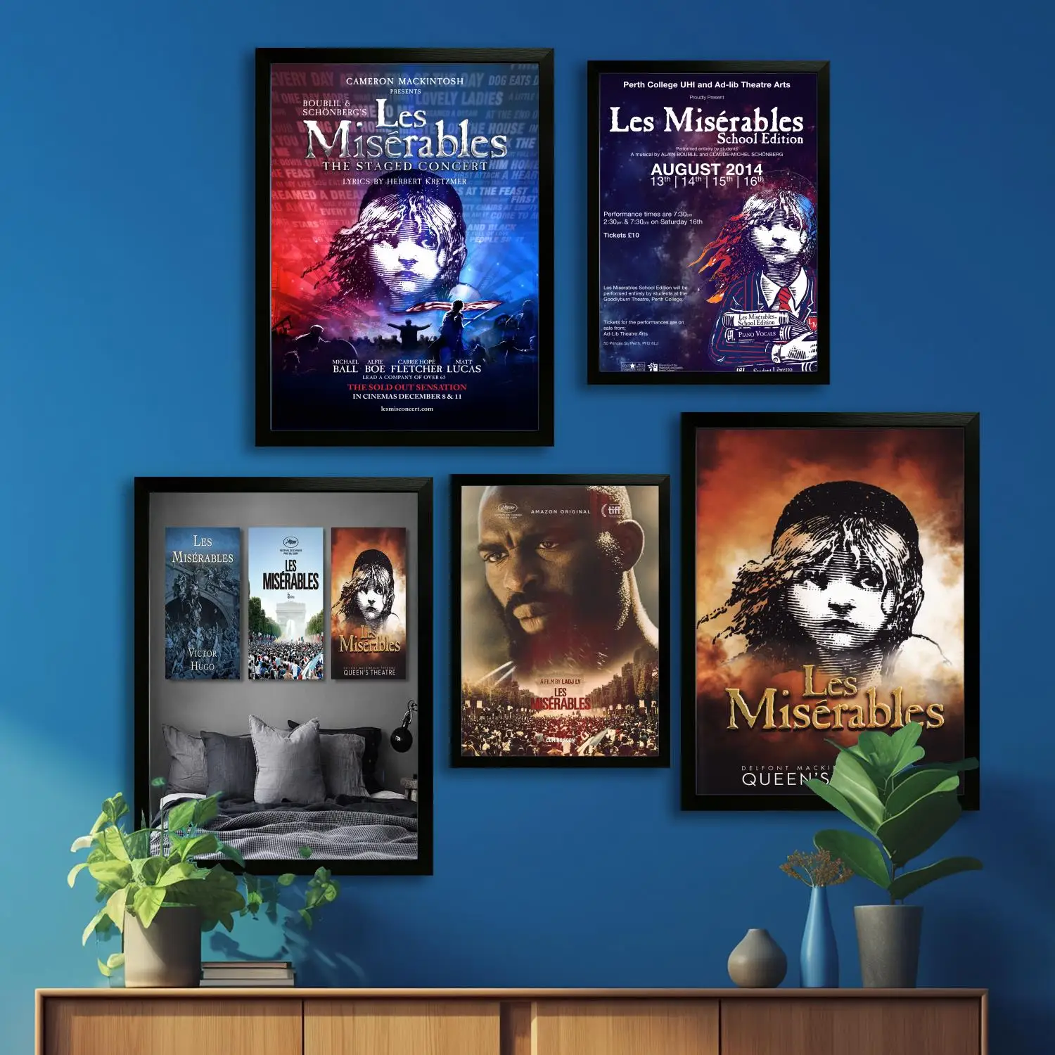 

Les Miserables (Broadway) Canvas Art Poster and Wall Art Picture Print, Modern Family Bedroom Decor Posters,Decorative painting