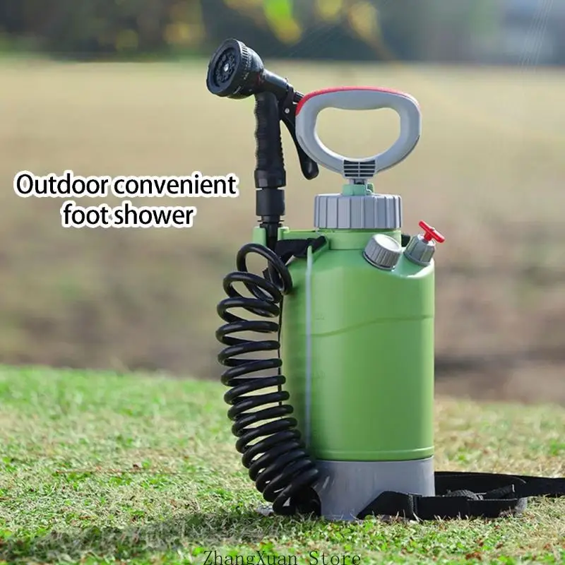Multifunktions-Gartensprüher mit verstellbarer Düse, tragbare Campingdusche 3XUF – Detail 2