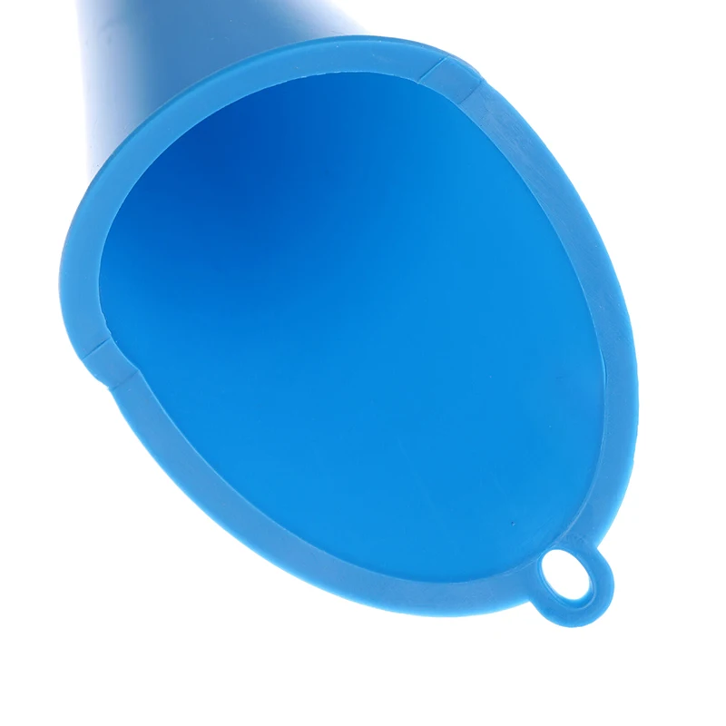 

Пластиковая длинная топливная воронка для двигателя автомобиля, 1 шт., инструмент для заправки масляного бака с защитой от брызг, аксессуар для заправки мотоцикла