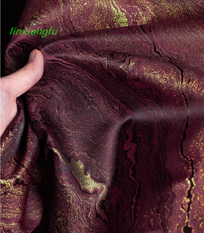 Red Gilt Jacquard Fabric: The Ultimate Choice for Designer Apparel and Retro Fashion