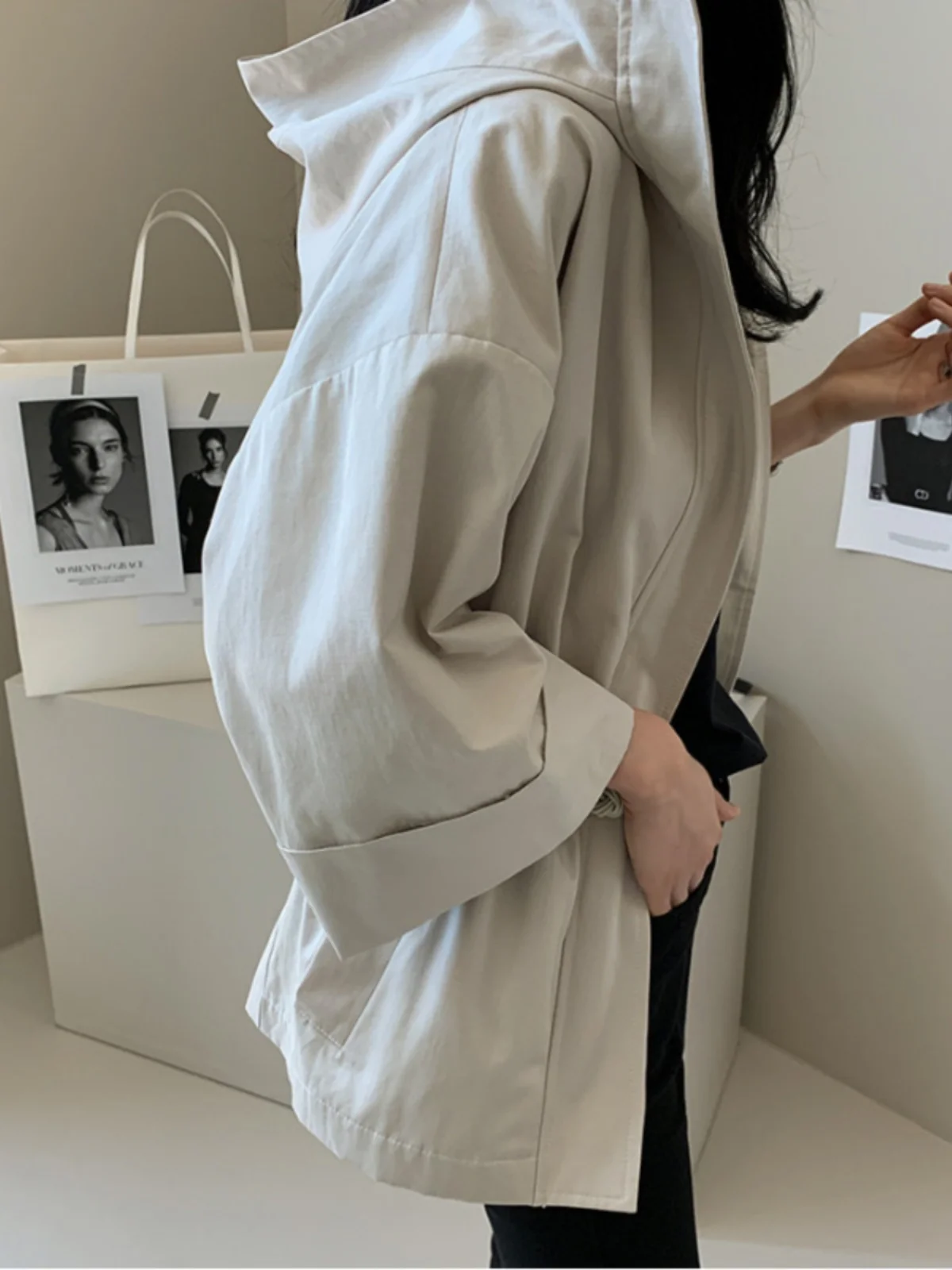 Lente Herfst ort Jaet Rits Casual Bovenkleding Onafhankelijk Station Grensoverschrijdende Dongda Gate Sle Damesjas