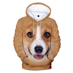 Sudadera con capucha para hombre y mujer, suéter informal con estampado de animales, perro, mono, elefante, 3d, estilo Harajuku, jerséis ligeros populares para niño y niña, novedad