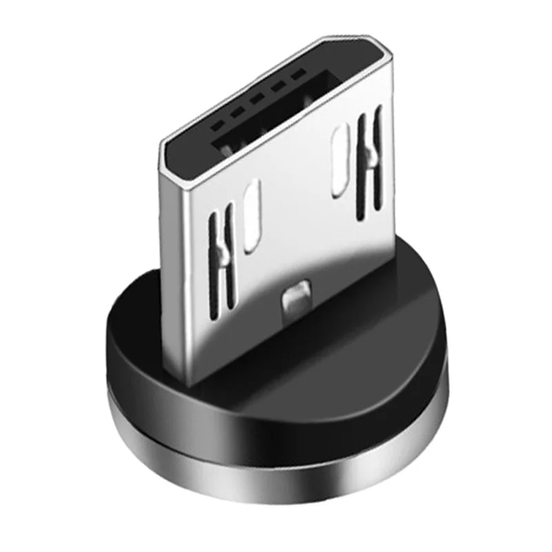 3X Round Magnetic Cable Plug 8 Pin Mini USB Plugs Fast Charging Phone Magnet Charger Plug-A74Z