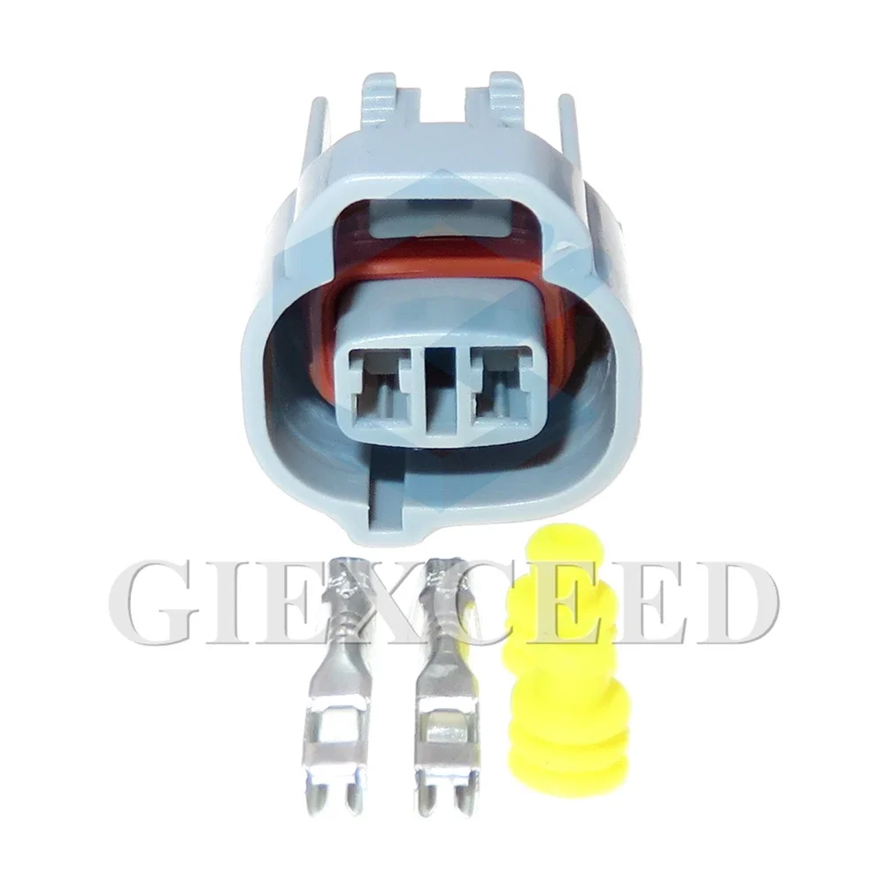 2 Sets 2 Pin 6189-0031 AC Assembly Car Fuel Injector Electric Cable Socket Car Modification Connector Parts Auto Waterproof Plug