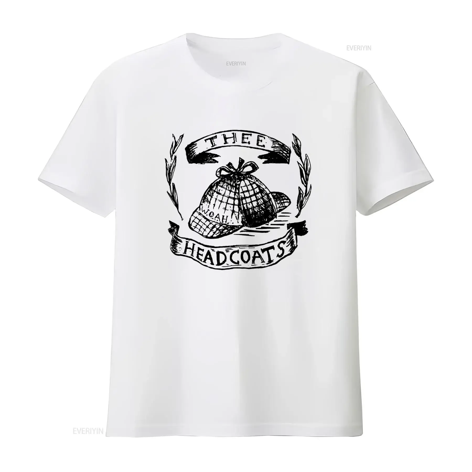 Thee Headcoats Vintage Style Billy Childish Garage Rock Music T Shirt vintage Washed Top For Everyday Wear homme streetwear