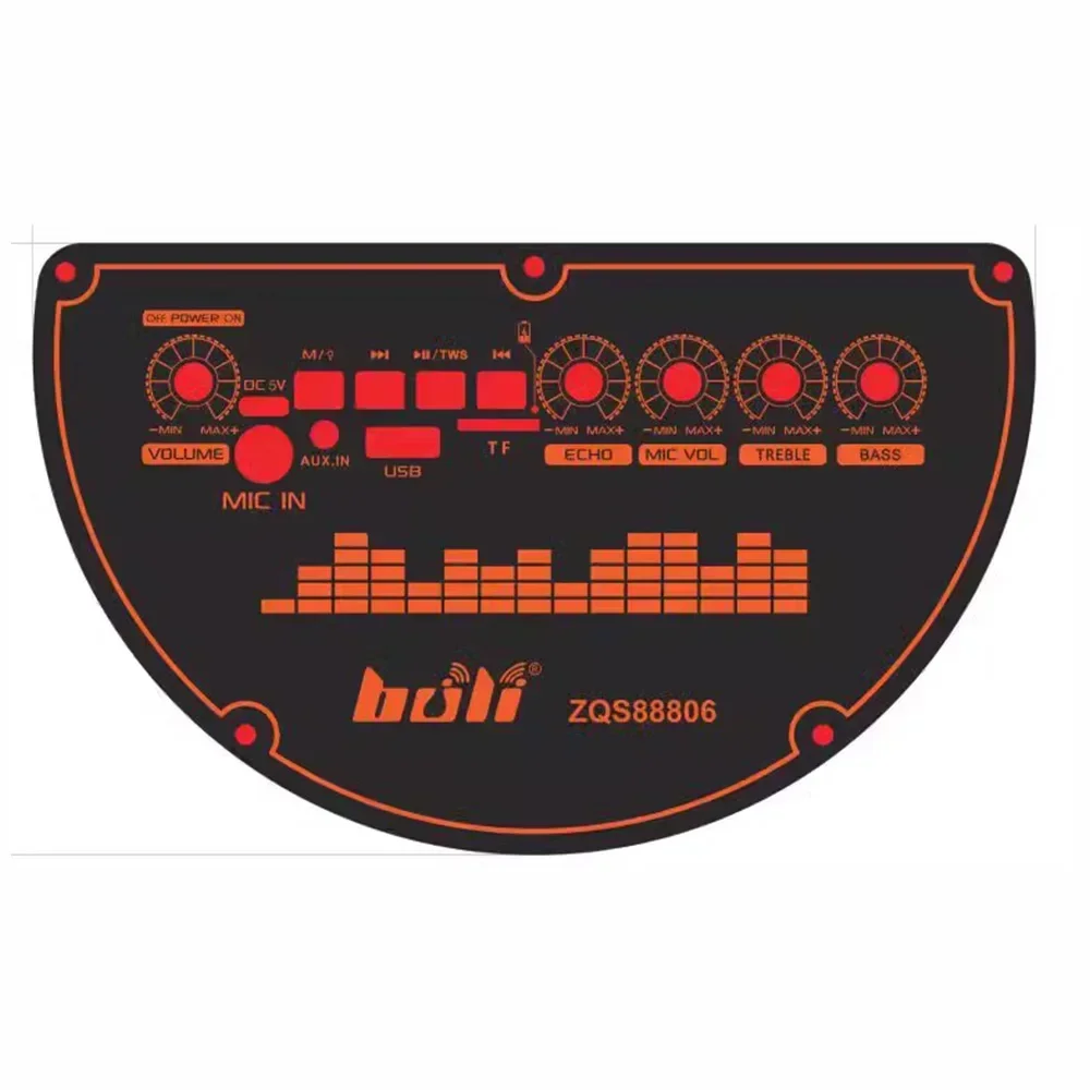 ZQS8301 02 08 09RGB Wireless 40W High Power Bluetooth High Sound Quality Long Battery Life Stage Speakers LED Light Multimedia