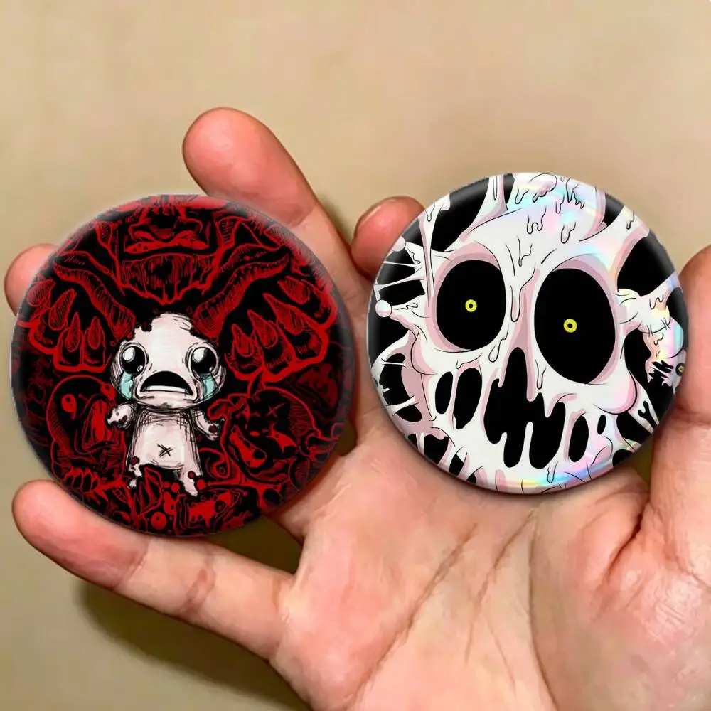 Game T-The Binding of Isaac  Badges Creative Tinplate Button PinsBrooch Badge Clothes Backpack