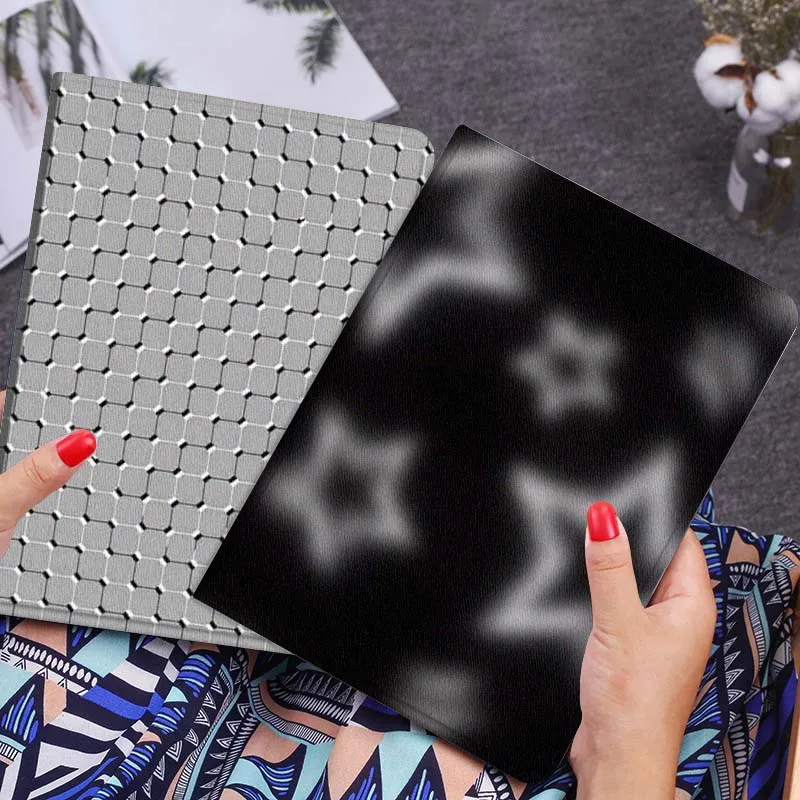 

Black Background Star Pattern Tablet Case For Huawei Honor MatePad MediaPad Air 5 6 7 11 V6 V7 V8 V9 X9 X8 T10 T10s C5e T5 Gift