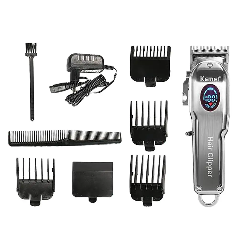 Kemei KM-2002 Metal Electric Hair Shaver Trimmer Cutter EU Plug