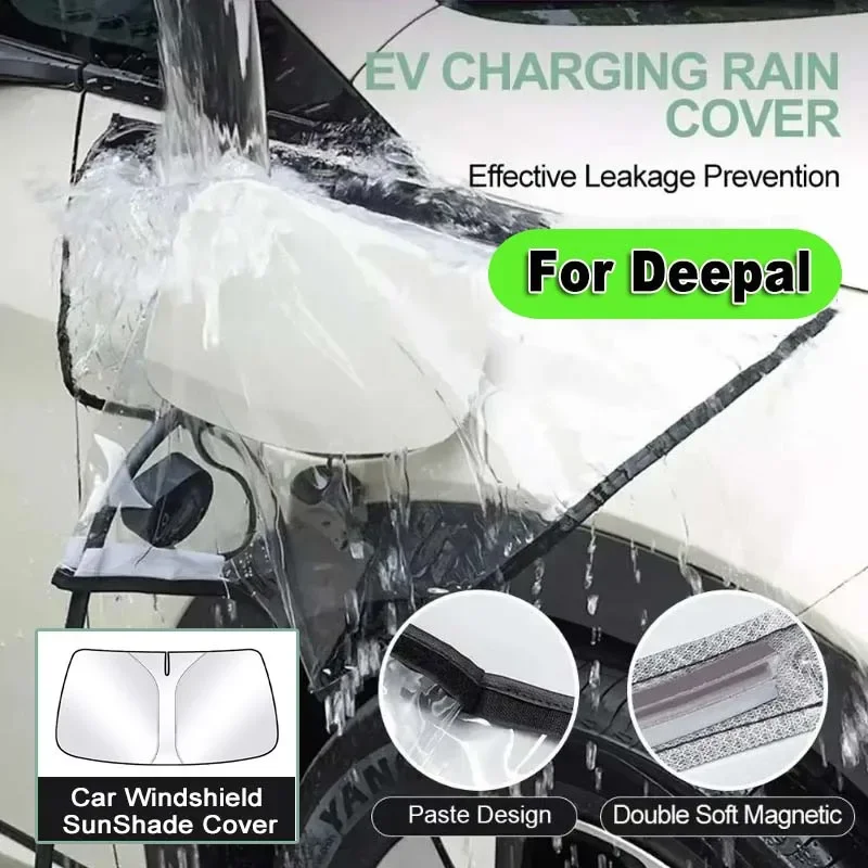 For Deepal G318 L07 S05 S07 SE S09 Dedicated New Energy Car Charging Port Waterproof Protector Cover Gun Rain Cover