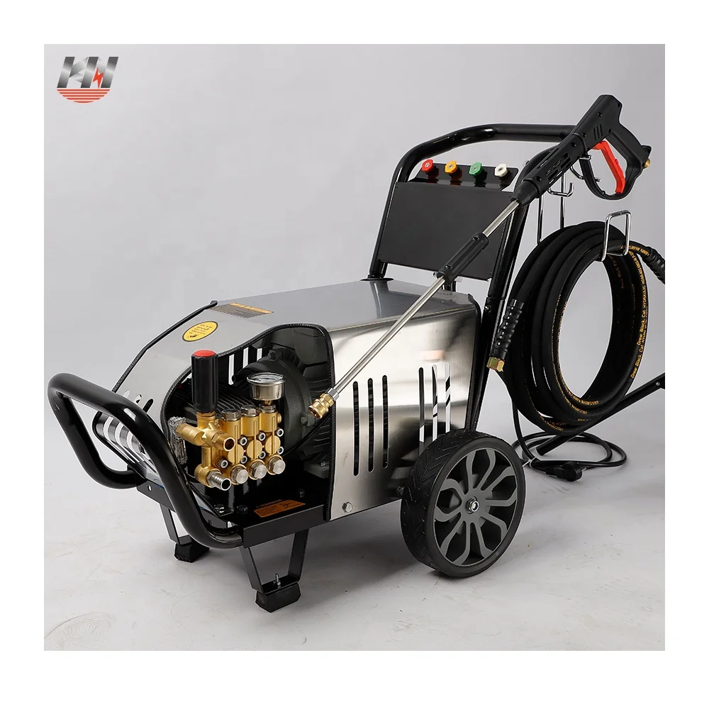 High Pressure Cleaner 300Bar/4350Psi 10Hp Car Washer Heavy Duty Power Washer Industrial Electric High Pressure Washer Machine