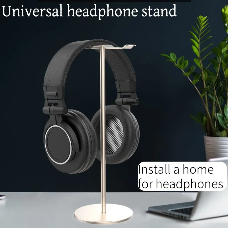 Soporte para auriculares General de Metal moderno, soporte para auriculares para juegos de escritorio Simple multifuncional, soportes para auriculares duraderos universales