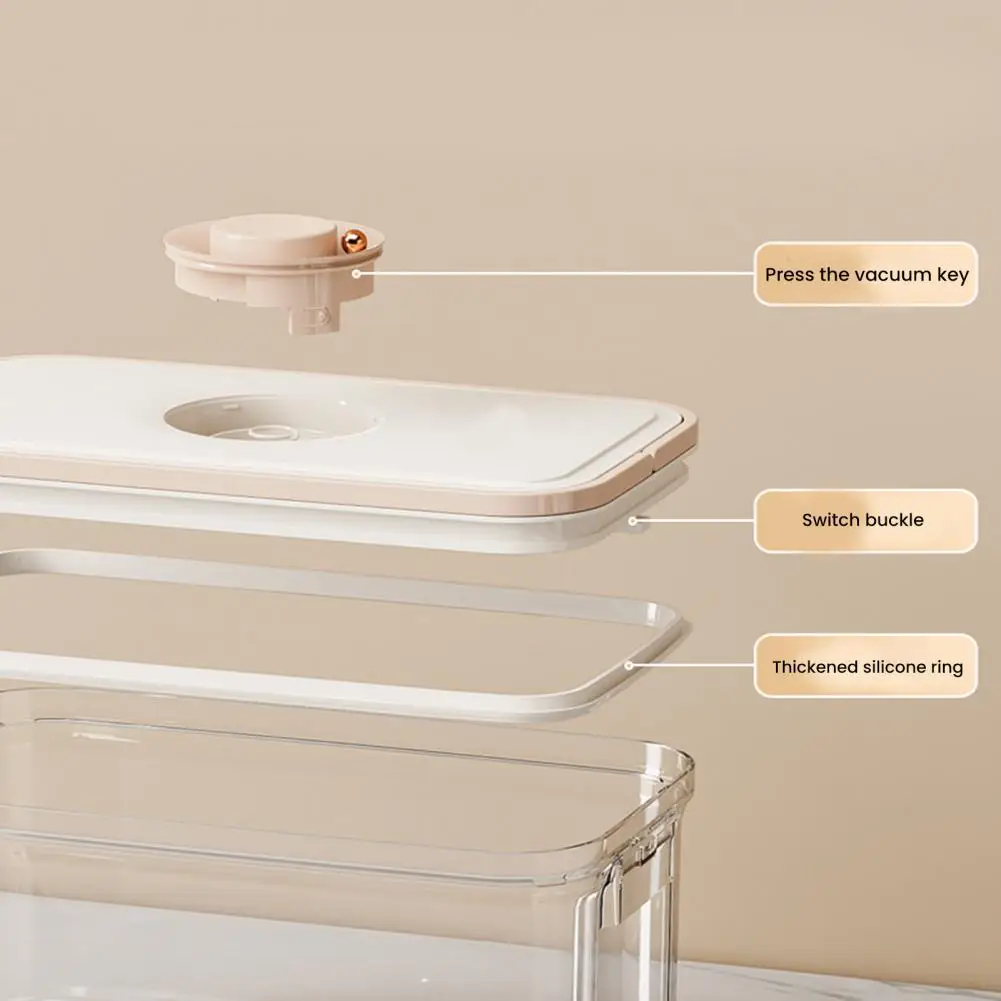 Multi-layer Food Storage Container Food-grade Plastic Storage Box Set Stackable Refrigerator Microwave Containers Easy-access