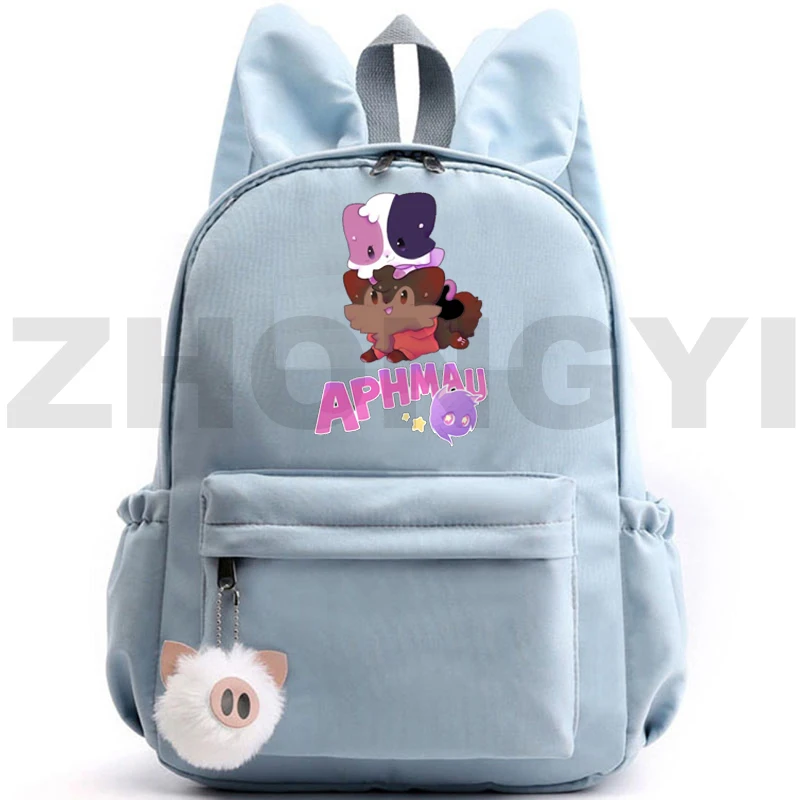 Casual Mochila Aphmau Merch Backpacks for School Teenagers Girls Women Anime Aphmau Cartoon As A Cat Back Pack Travel Bags