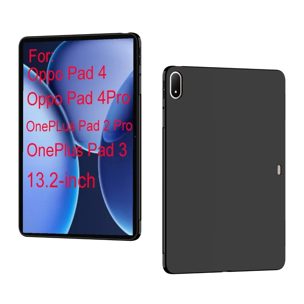 

Soft Case For OnePlus Pad3 2025 OPPO Pad 4 Pro 13.2"OPD2409 Silicon TPU Shell for OnePlus Pad 3 Pad 2Pro 13.2" Tablet Back Cover