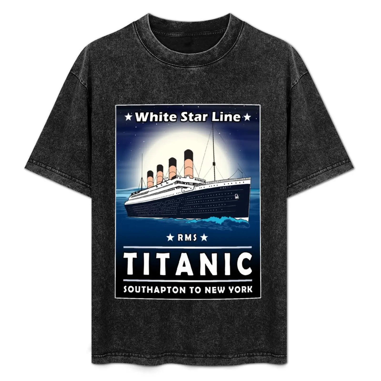 1912年製ヴィンテージ-タイタニック号航海船ギフトtシャツ-プラスサイズ-アウトドア-カジュアルトップ