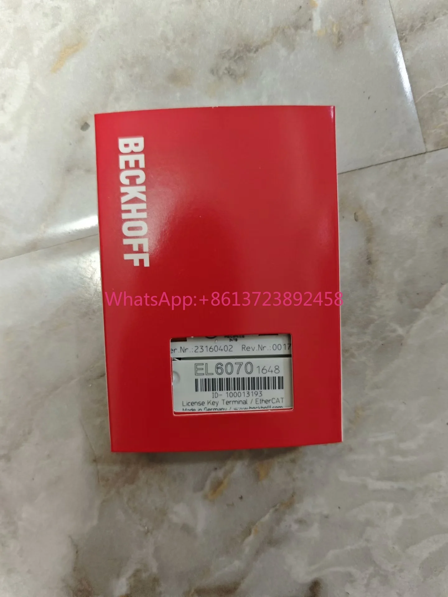 Beckhoff EL6070-1648, original and genuine, with packaging, EtherCAT interface, supports TwinCAT system authorization