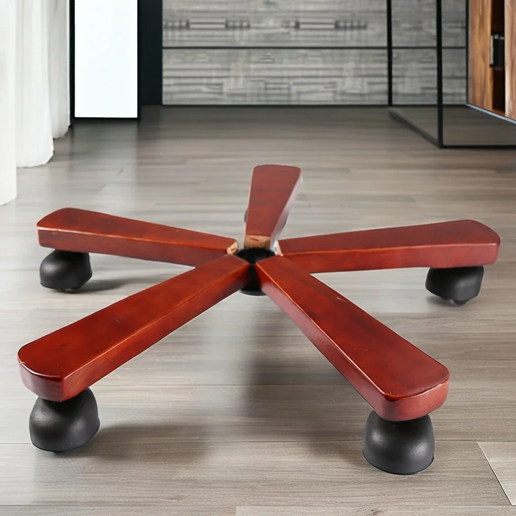 

Modern Large Size Office Chair Wooden Base Factory Wholesale Price Perfect Accessories for Any Chair