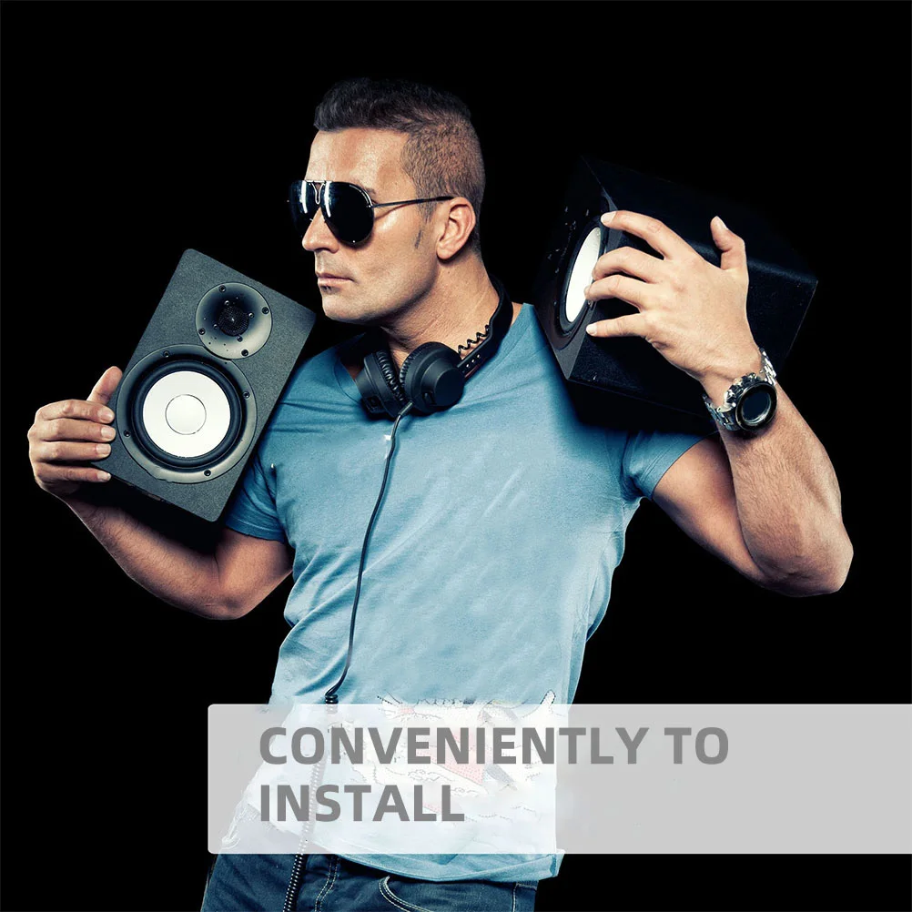 

5Pcs Reliable Speaker Handle Plastic Grip for Most Speakers Easy Installation No Pre-Drilled Holes Suitable for Multiple Uses