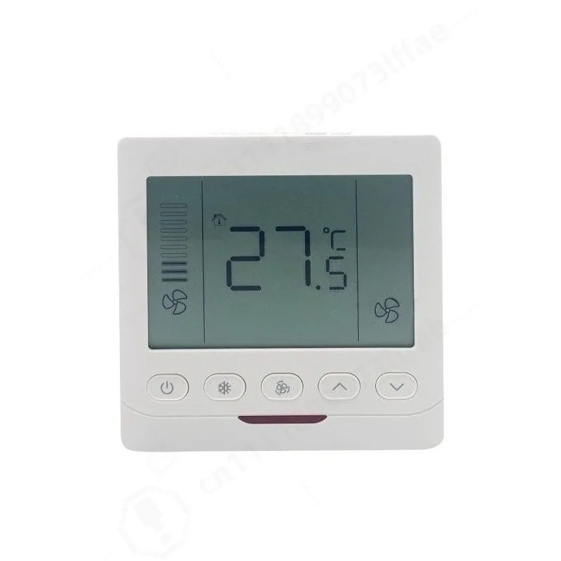 Smart LCD Thermostat Control Panel Fan Coil Unit Temperature Switch Digital Display Regulator for Central Water Air Use
