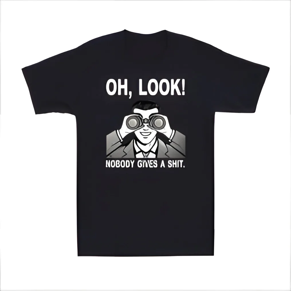 

Oh Look Nobody Gives A Sh*t Funny Sarcastic Saying Offensive Men's T-Shirt