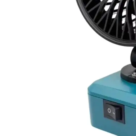 /18V /Cordless /Fan With 5 For For Blades 110 Degree Rotation For BL1830 BL1815 BL1845 Battery Powered Camping Desktop Cooling T