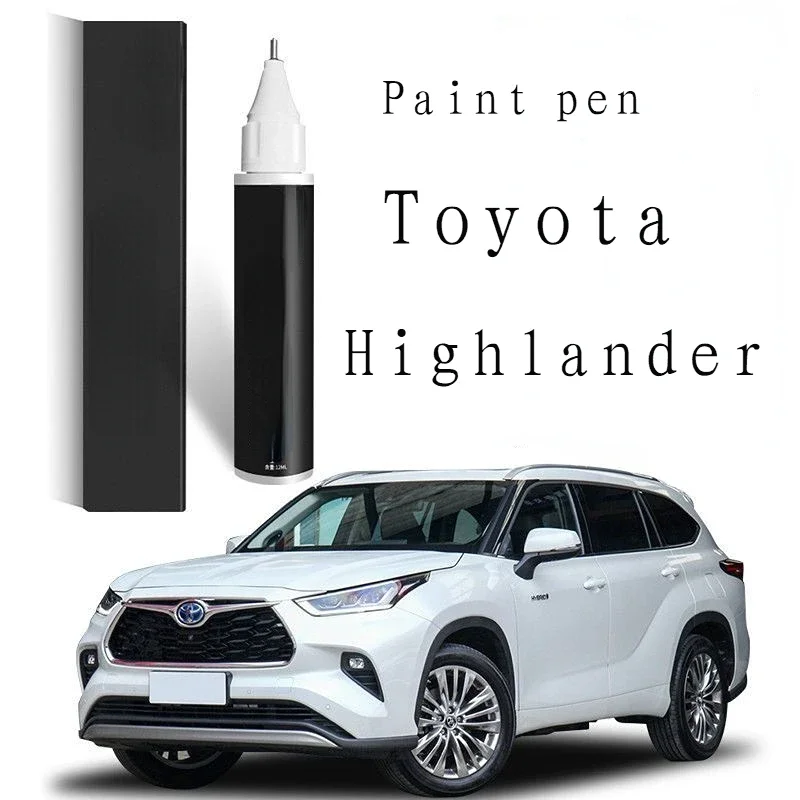 

Ручка Touch Up 2 в 1 для автомобильных царапин, подходит для Toyota Highlander Hanlander, ручка для ремонта краски, жемчужно-белый, черный, 2022 Ca