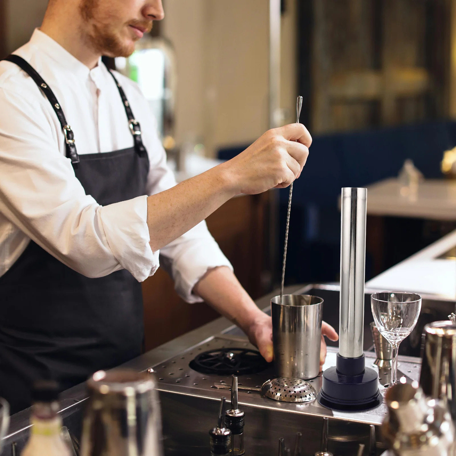 

Stainless Steel Ice Column Tube Reusable Cooling Rod Beer Tower Ice Pillar Storage Tube for Barbecue Drinks Cooler