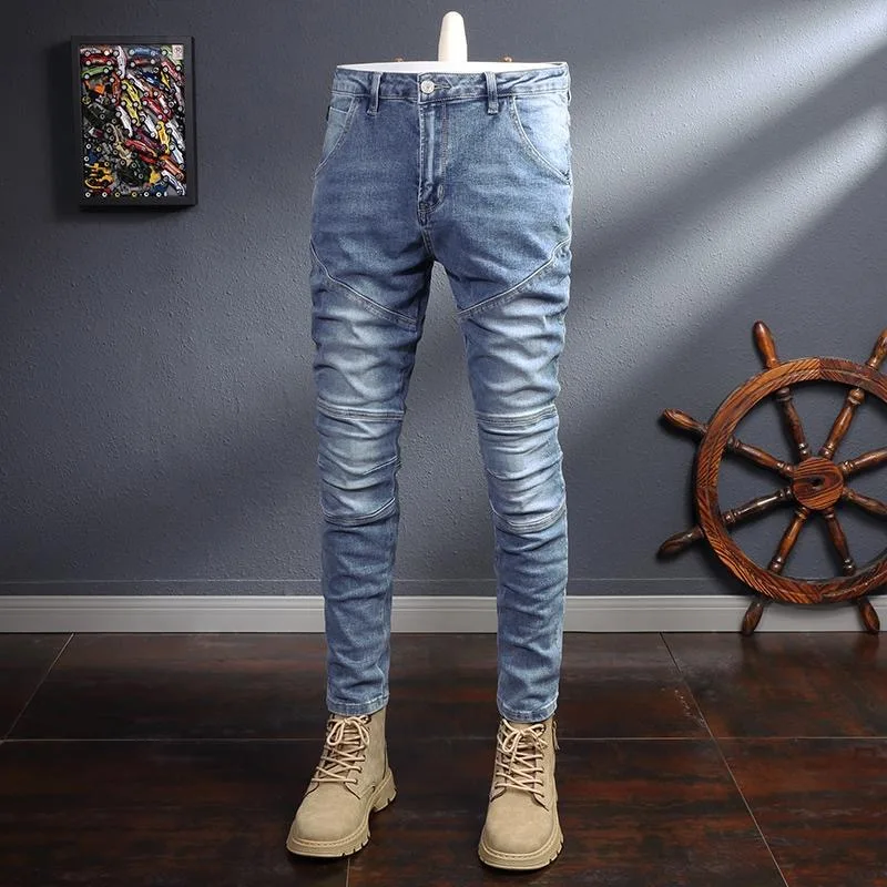 

Spring and Autumn New Fashion Solid Color Straight Leg Stretch Slim Pants Men's Casual Comfortable Sports High-Grade Trousers