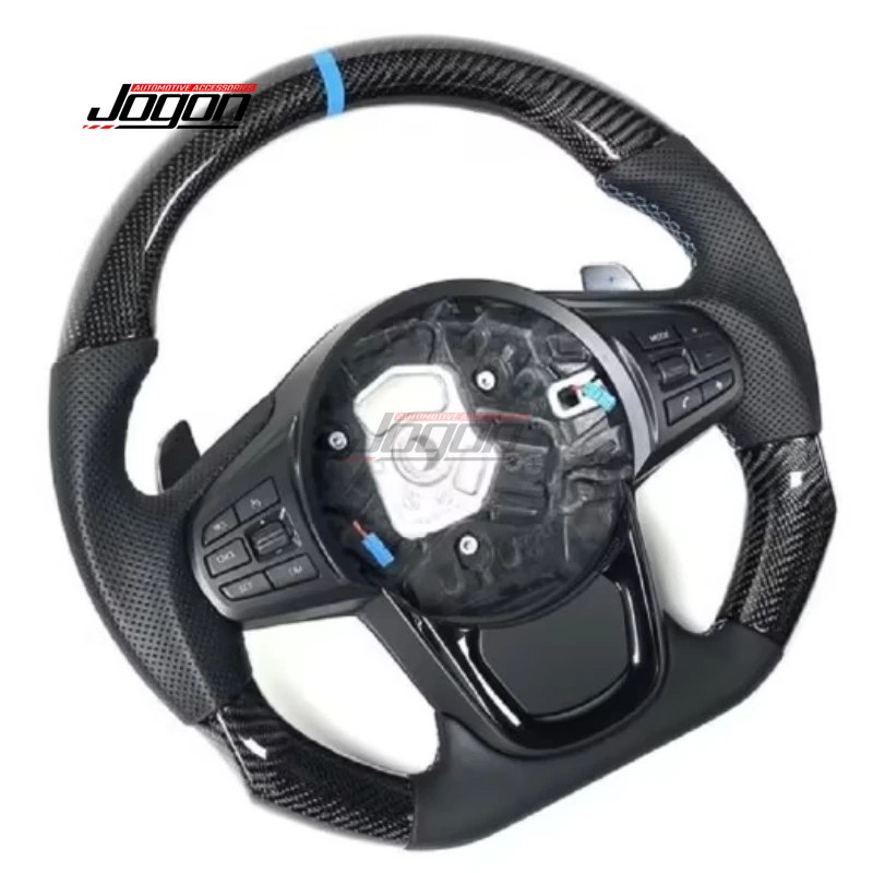 탄소 섬유 맞춤형 자동차 핸들 교체용 토요타 수프라 2015-2024 가죽 또는 알루미늄 최고급 맞춤형 모델