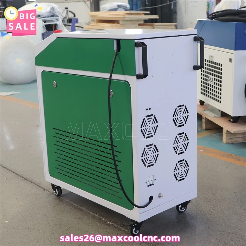 200W JPT Pulsed Laser Cleaning Machine For Remove Rust Oil Paint Metal Wood Air Cool Laser Aluminum Oxide Layer Model Cleaning