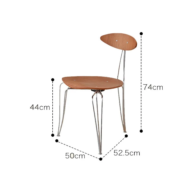 중세풍 가정용 다리미 다이닝 체어, 북유럽 가정용 디자이너, 레저 체어, 커피숍, 산업 스타일 체어