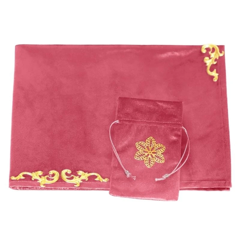 

A0KA Divinations Tablecloth с пакетом в пакете таро скандинавской метафизической алтарной ткани карты настольная обложка