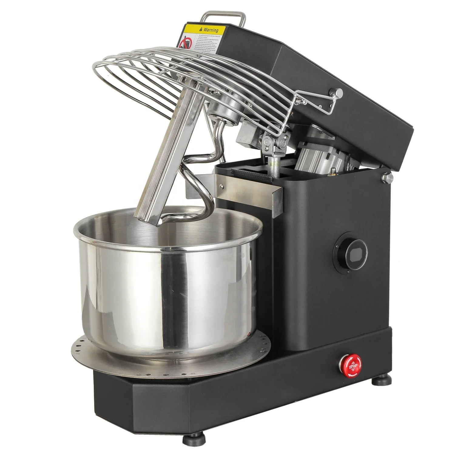 

Happiness Store Exclusive Products——HM-10TD 5L 10L Bread Dough Machine Easy Removable Bowl Small Spiral Mixer 4kg with Tilting H