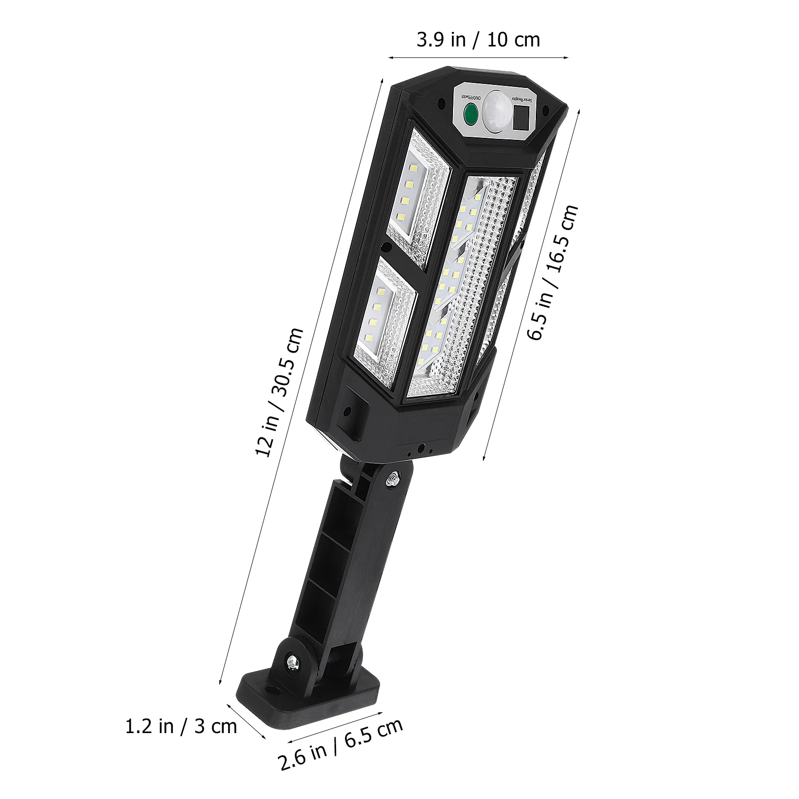 

Garden Lanterns LED Outdoor Yard Light Powered Lamp Street Pathway Solar Panel IP65 Waterproof Human Body Induction Polysilicon