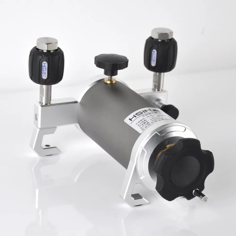 HSIN619 Portable Pneumatic Air Low Pressure Calibration Pump Handheld Manual Vacuum Pressure Source Calibrator Comparator OEM
